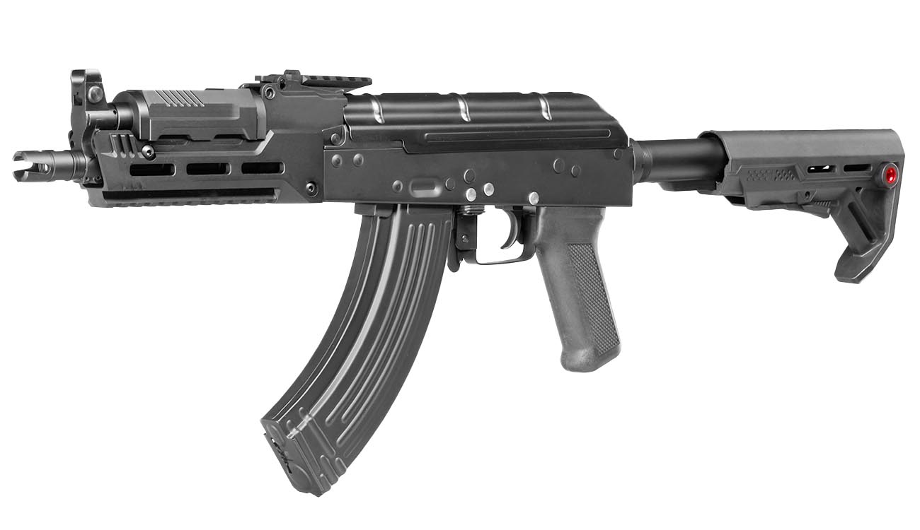 Versandrcklufer Double Bell AK-74 Storm Tactical Professional Line Vollmetall S-AEG 6mm BB schwarz