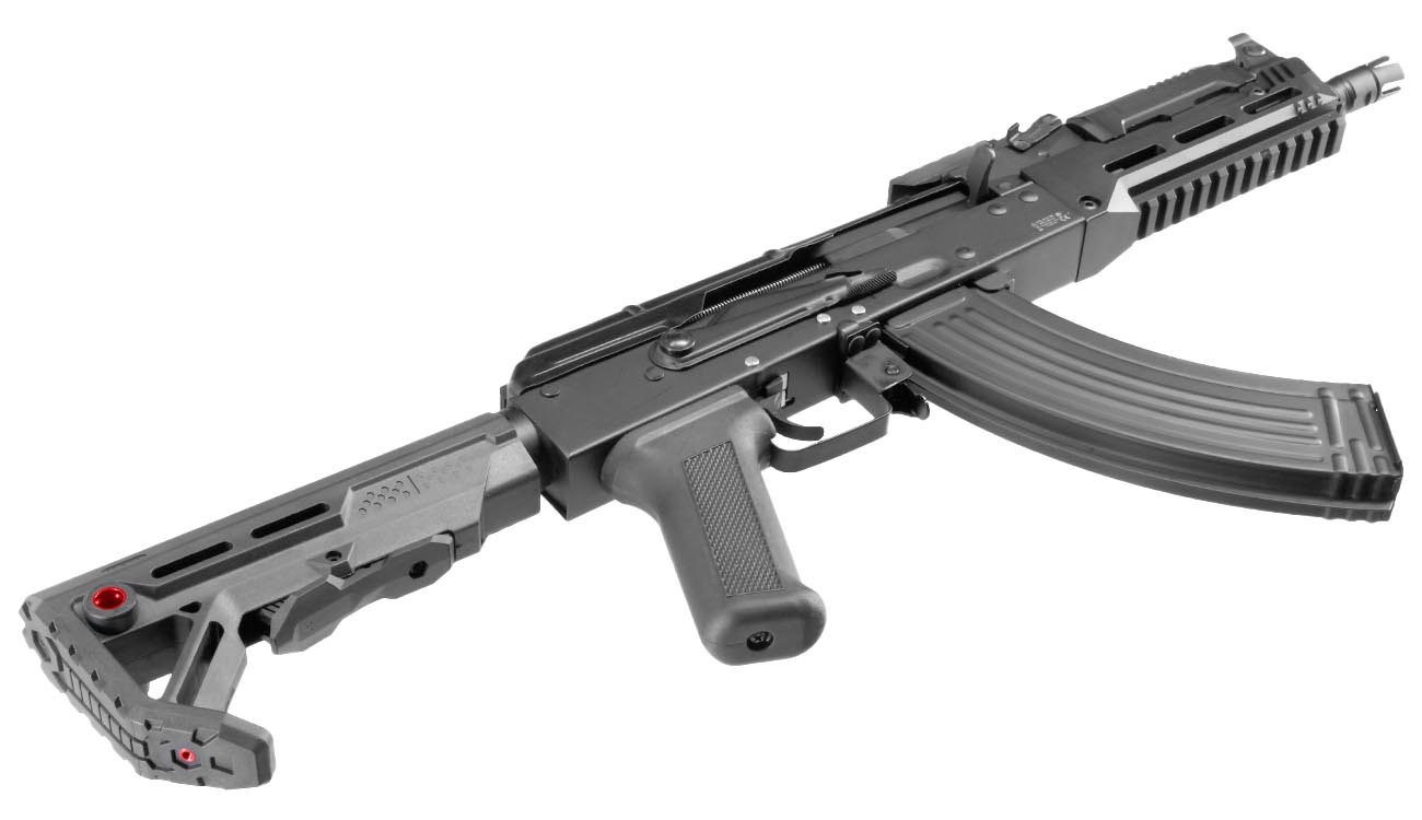 Versandrcklufer Double Bell AK-74 Storm Tactical Professional Line Vollmetall S-AEG 6mm BB schwarz Bild 4