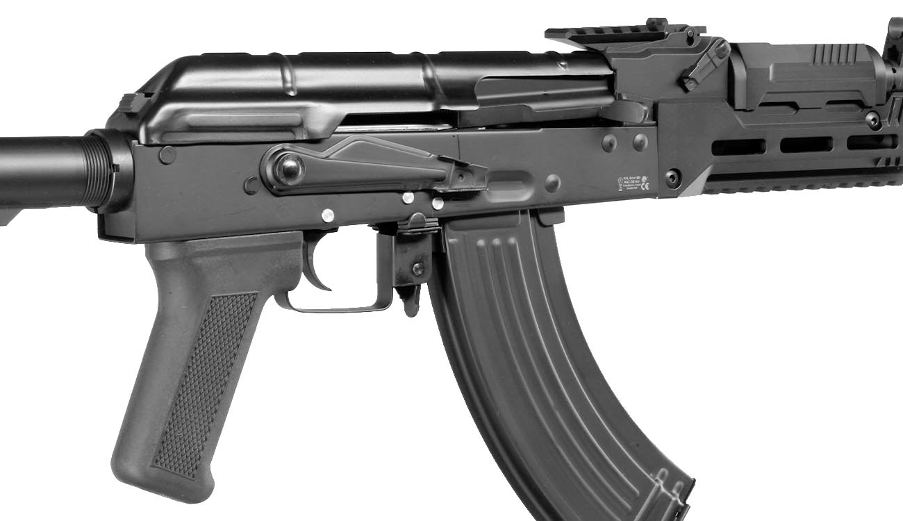 Versandrcklufer Double Bell AK-74 Storm Tactical Professional Line Vollmetall S-AEG 6mm BB schwarz Bild 8