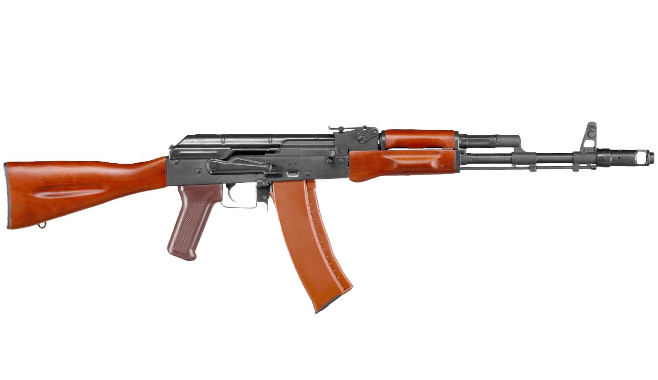 E&L AK74N Essential Vollmetall Echtholz S-AEG 6mm BB schwarz Bild 2