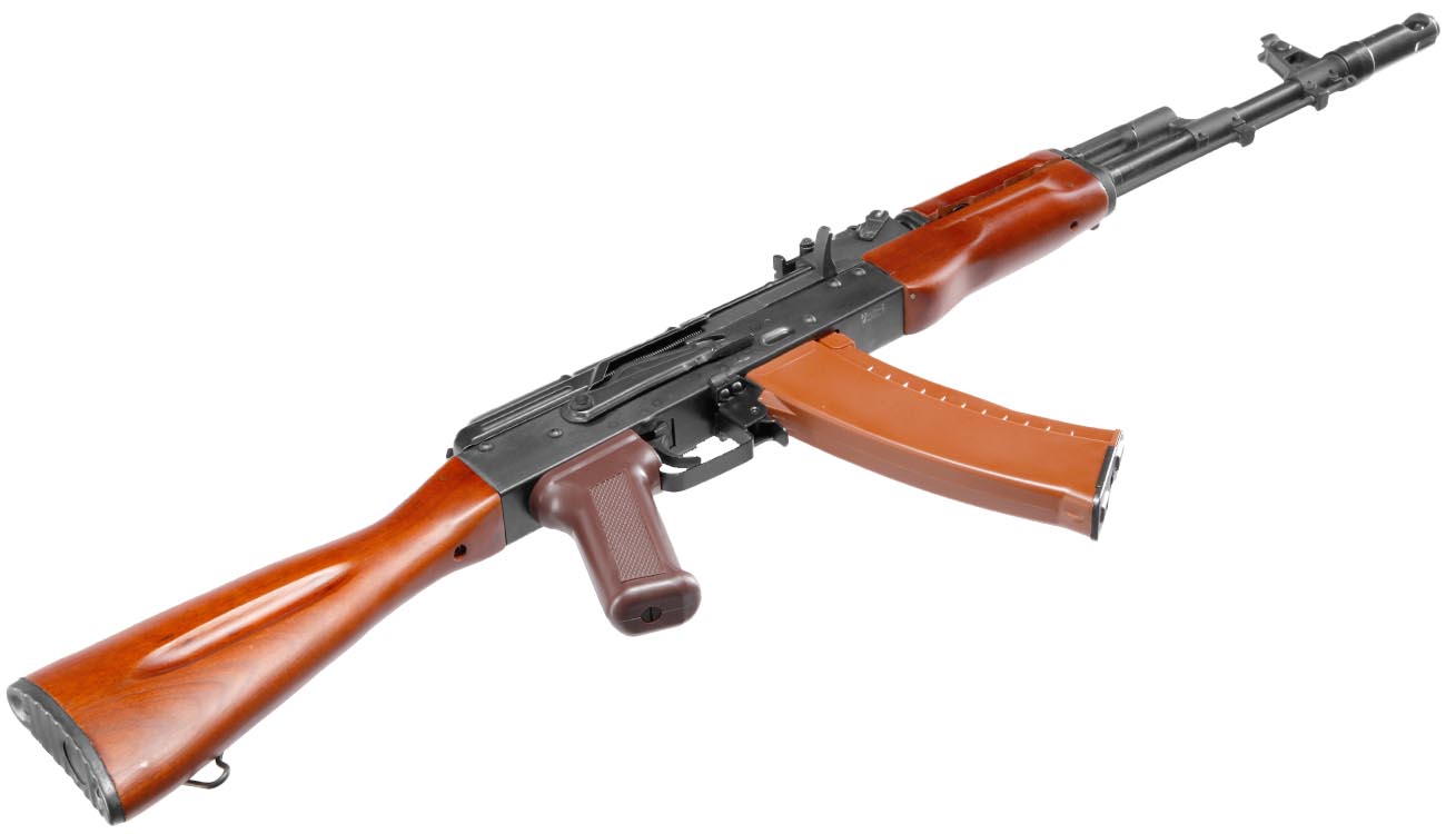 E&L AK74N Essential Vollmetall Echtholz S-AEG 6mm BB schwarz Bild 4