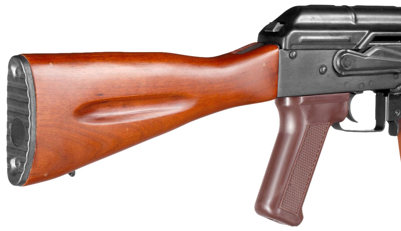 E&L AK74N Essential Vollmetall Echtholz S-AEG 6mm BB schwarz Bild 8