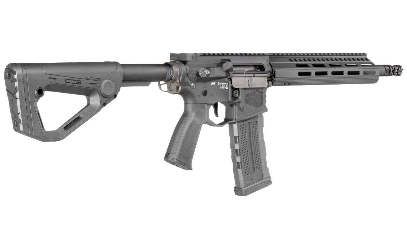 ASG H-15 Carbine Hybrid Series Vollmetall Mosfet ECU S-AEG 6mm BB schwarz Bild 3