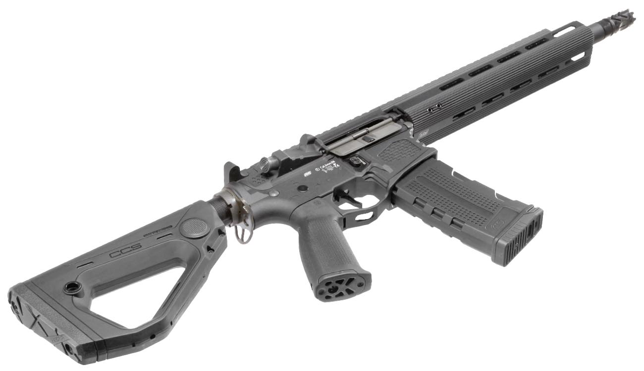 ASG H-15 Carbine Hybrid Series Vollmetall Mosfet ECU S-AEG 6mm BB schwarz Bild 4