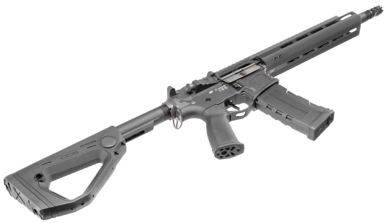 ASG H-15 Carbine Hybrid Series Vollmetall Mosfet ECU S-AEG 6mm BB schwarz Bild 5