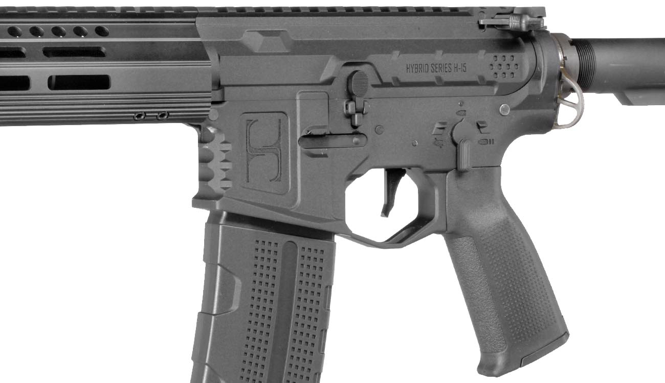 ASG H-15 Carbine Hybrid Series Vollmetall Mosfet ECU S-AEG 6mm BB schwarz Bild 7