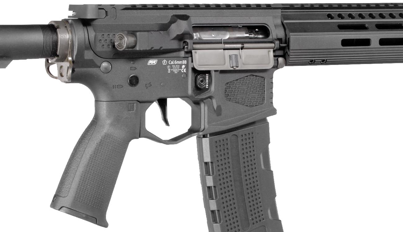 ASG H-15 Carbine Hybrid Series Vollmetall Mosfet ECU S-AEG 6mm BB schwarz Bild 8