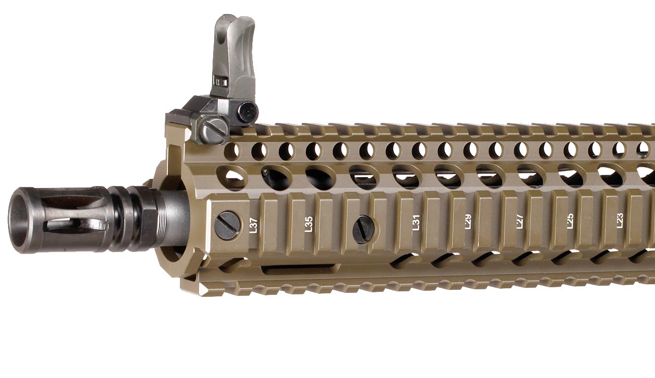 EMG / Cyma Colt MK18 MOD1 Vollmetall CGS T8-System Gas-Blow-Back 6mm BB Dualtone Bild 7