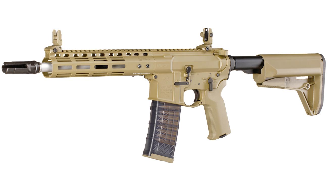 EMG / Cyma Noveske N4 GEN3 Vollmetall CGS T8-System Gas-Blow-Back 6mm BB Flat Dark Earth