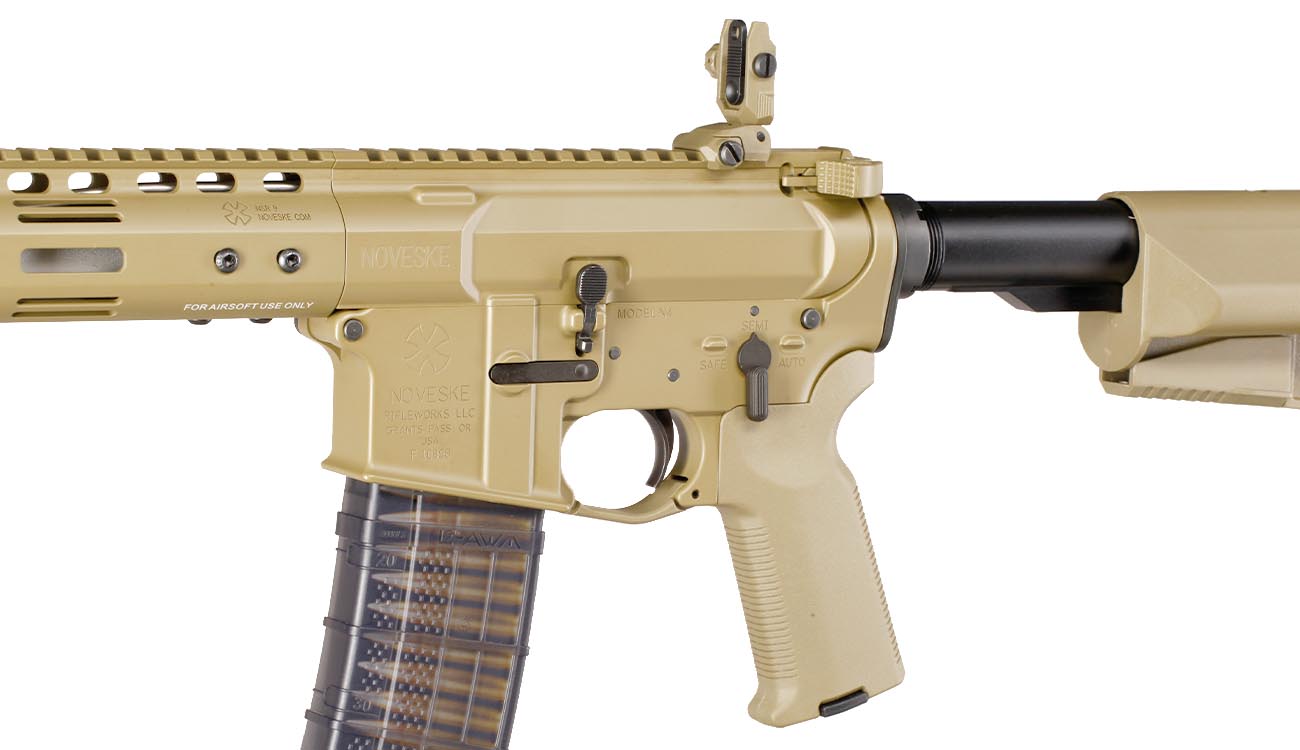 EMG / Cyma Noveske N4 GEN3 Vollmetall CGS T8-System Gas-Blow-Back 6mm BB Flat Dark Earth Bild 8