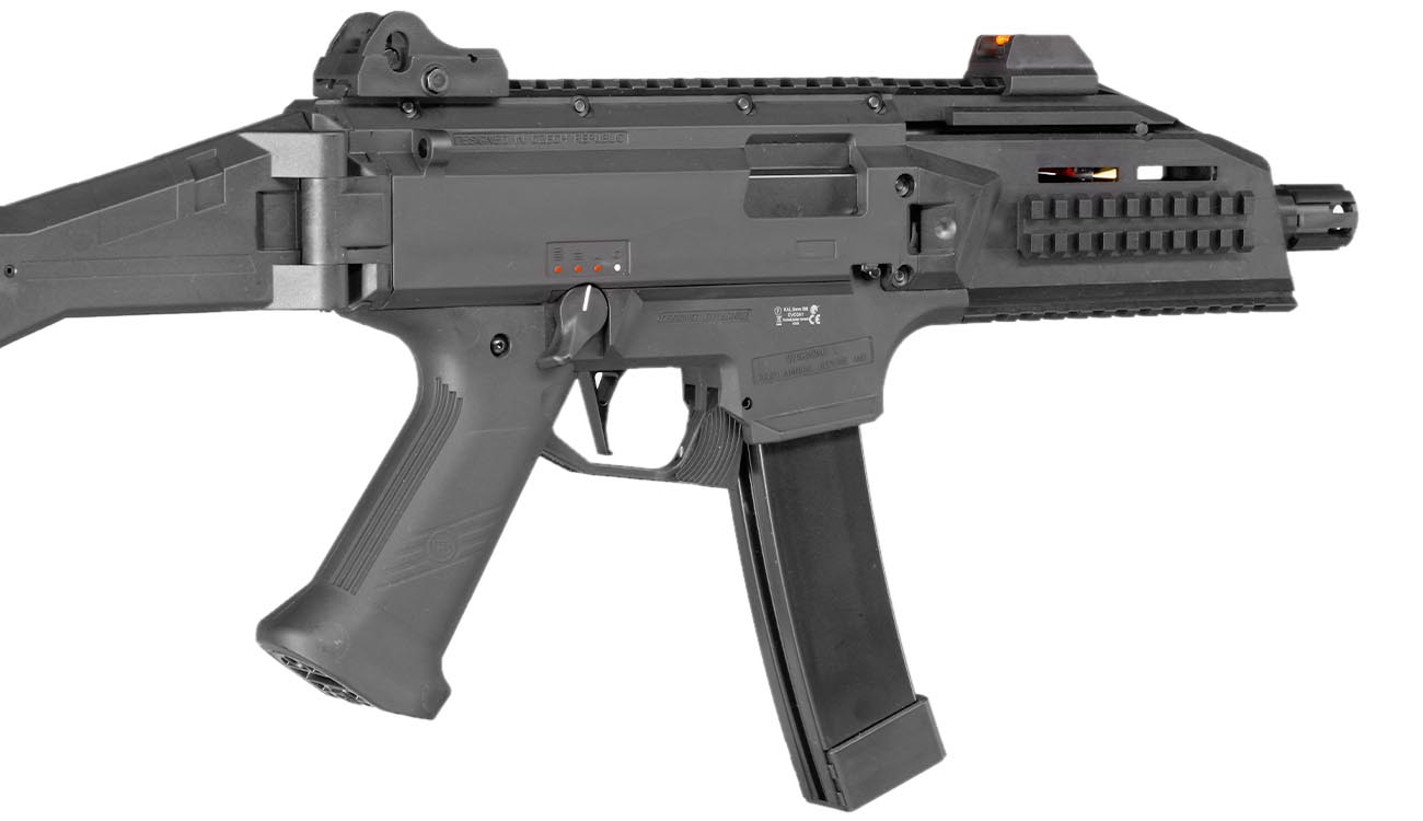 ASG CZ Scorpion EVO 3 - A1 Sub Machine Gun Leviathan ECU S-AEG 6mm BB schwarz - Ultimate CNC Edition Bild 10