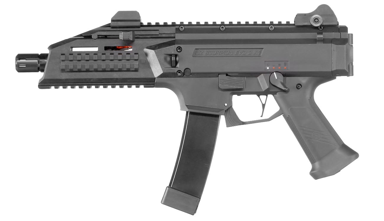 ASG CZ Scorpion EVO 3 - A1 Sub Machine Gun Leviathan ECU S-AEG 6mm BB schwarz - Ultimate CNC Edition Bild 2