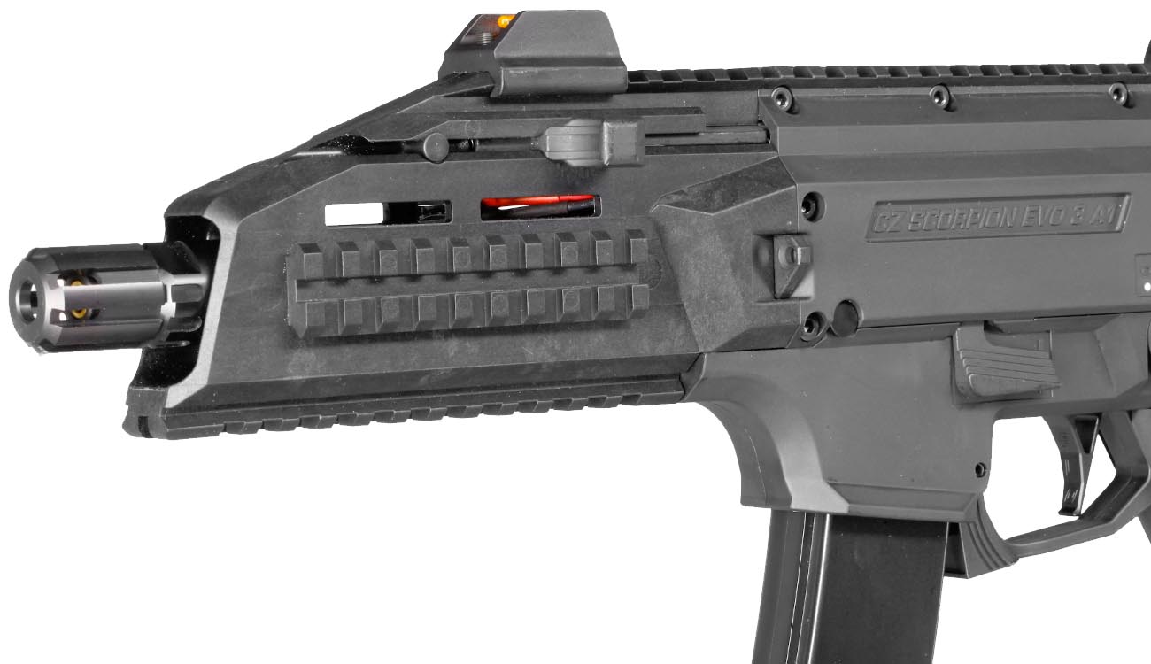 ASG CZ Scorpion EVO 3 - A1 Sub Machine Gun Leviathan ECU S-AEG 6mm BB schwarz - Ultimate CNC Edition Bild 8