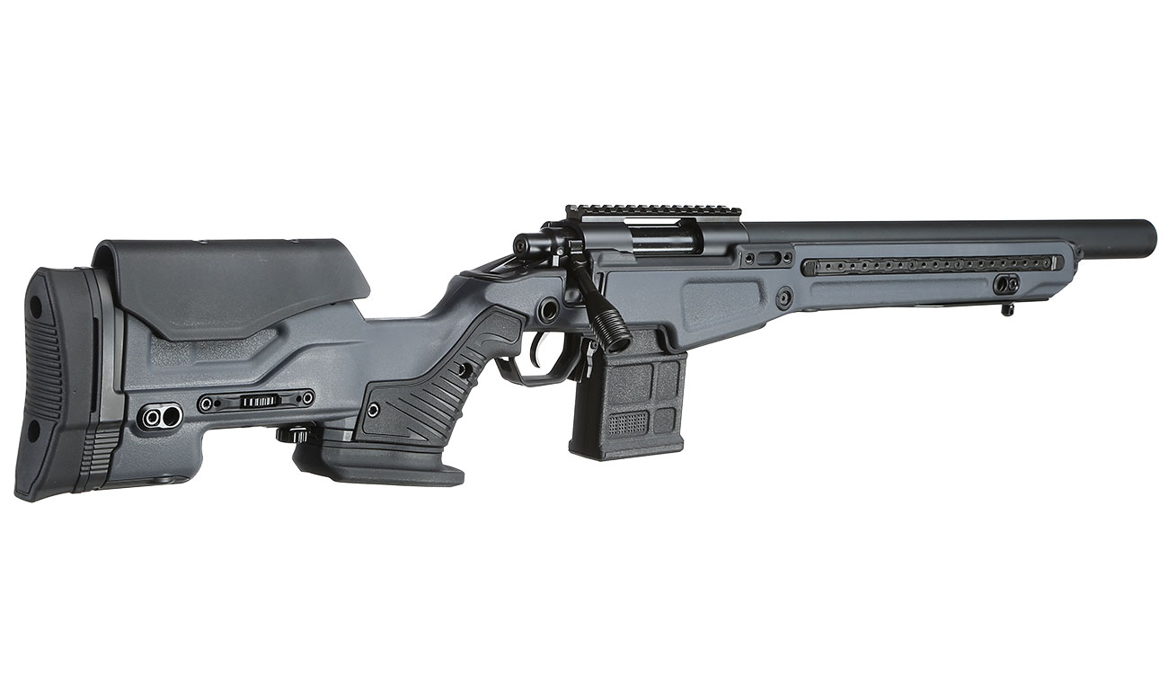 Action Army AAC T10S Bolt Action Snipergewehr Springer 6mm BB grau Bild 3