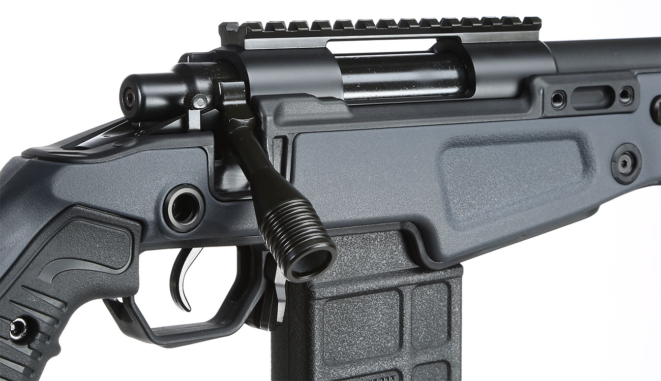Action Army AAC T10S Bolt Action Snipergewehr Springer 6mm BB grau Bild 8