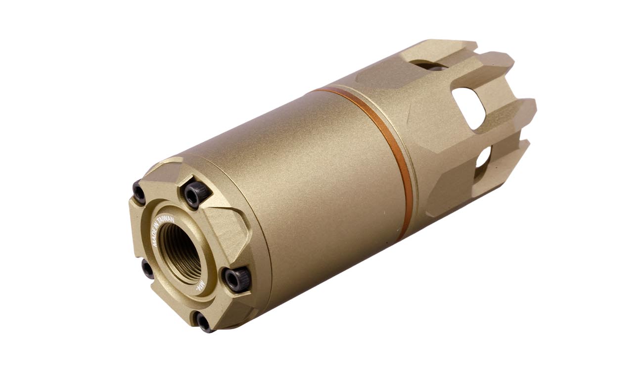 Acetech Raider Tracer Unit mit Blaster M Flame Effect Flasher Unit inkl. Akku 14mm- tan Bild 4