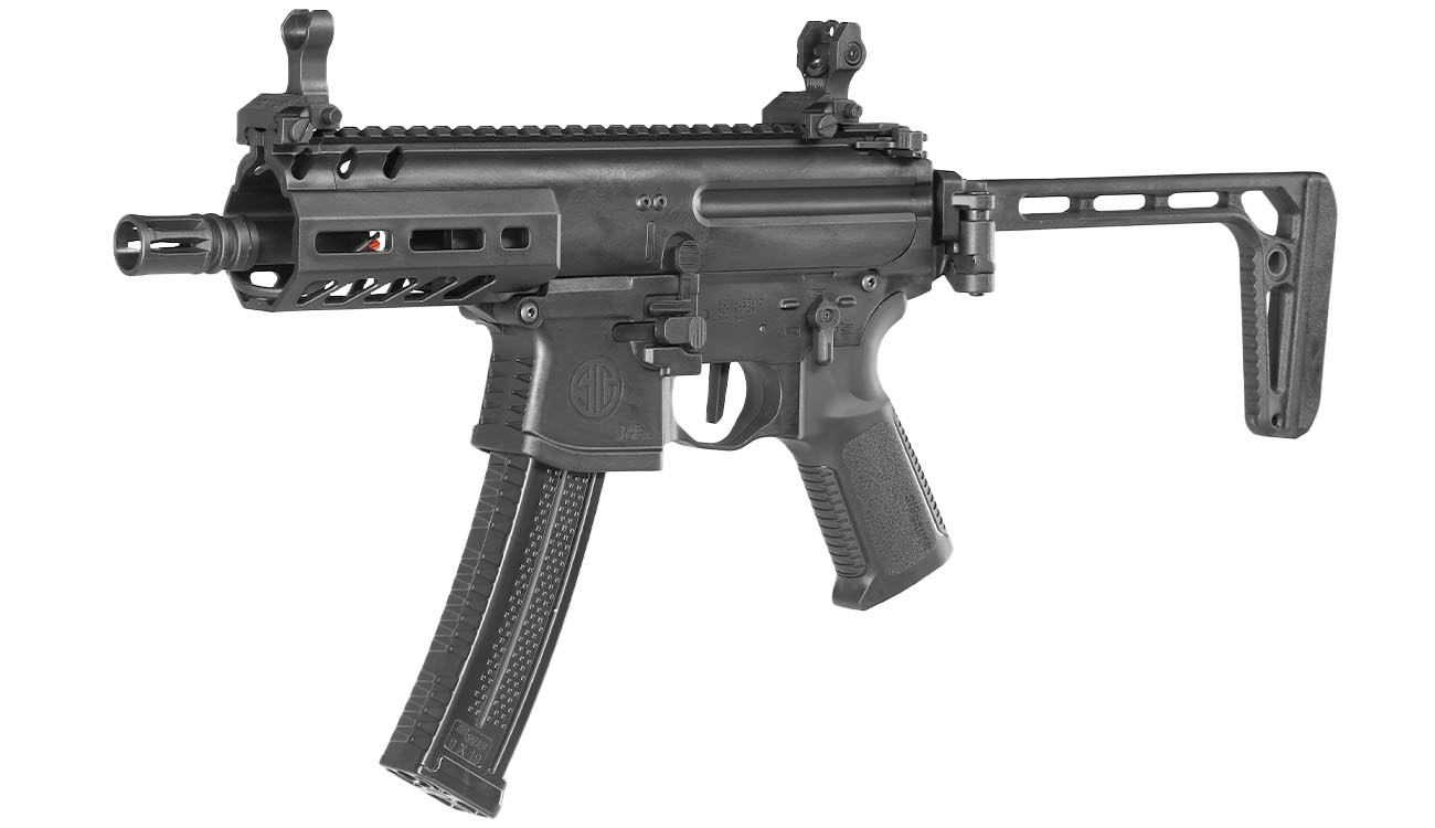 King Arms Sig Sauer ProForce MPX-K Sportline Polymergehuse S-AEG 6mm BB schwarz