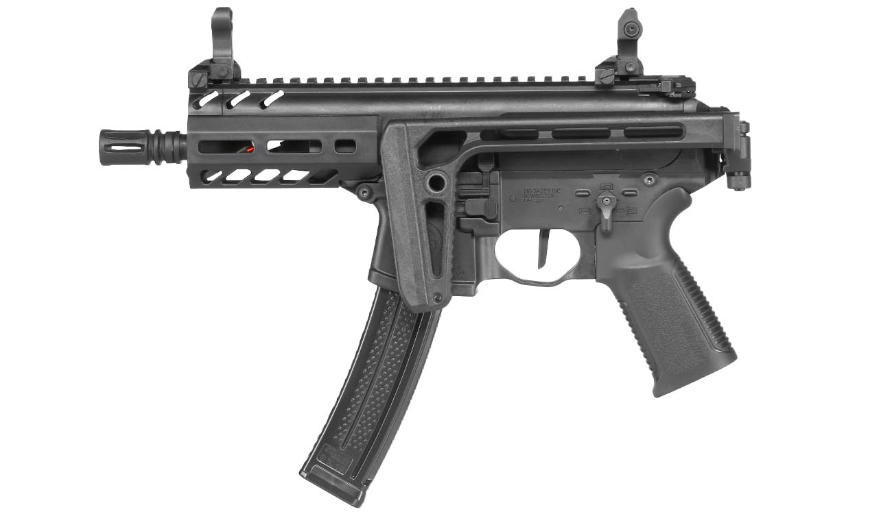 King Arms Sig Sauer ProForce MPX-K Sportline Polymergehuse S-AEG 6mm BB schwarz Bild 2