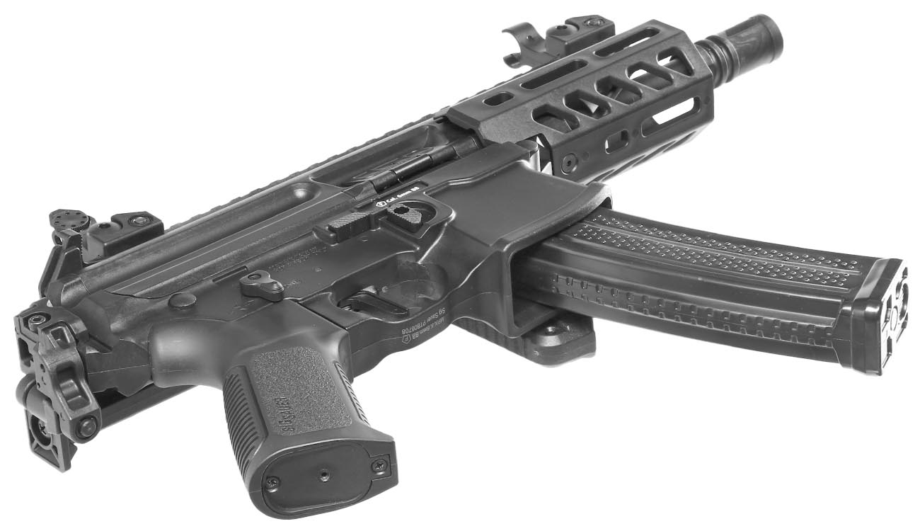 King Arms Sig Sauer ProForce MPX-K Sportline Polymergehuse S-AEG 6mm BB schwarz Bild 5