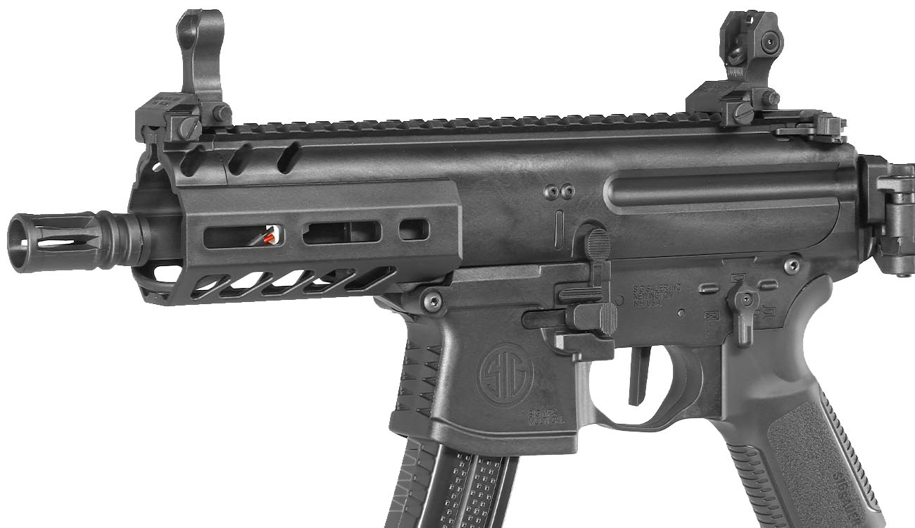 King Arms Sig Sauer ProForce MPX-K Sportline Polymergehuse S-AEG 6mm BB schwarz Bild 8