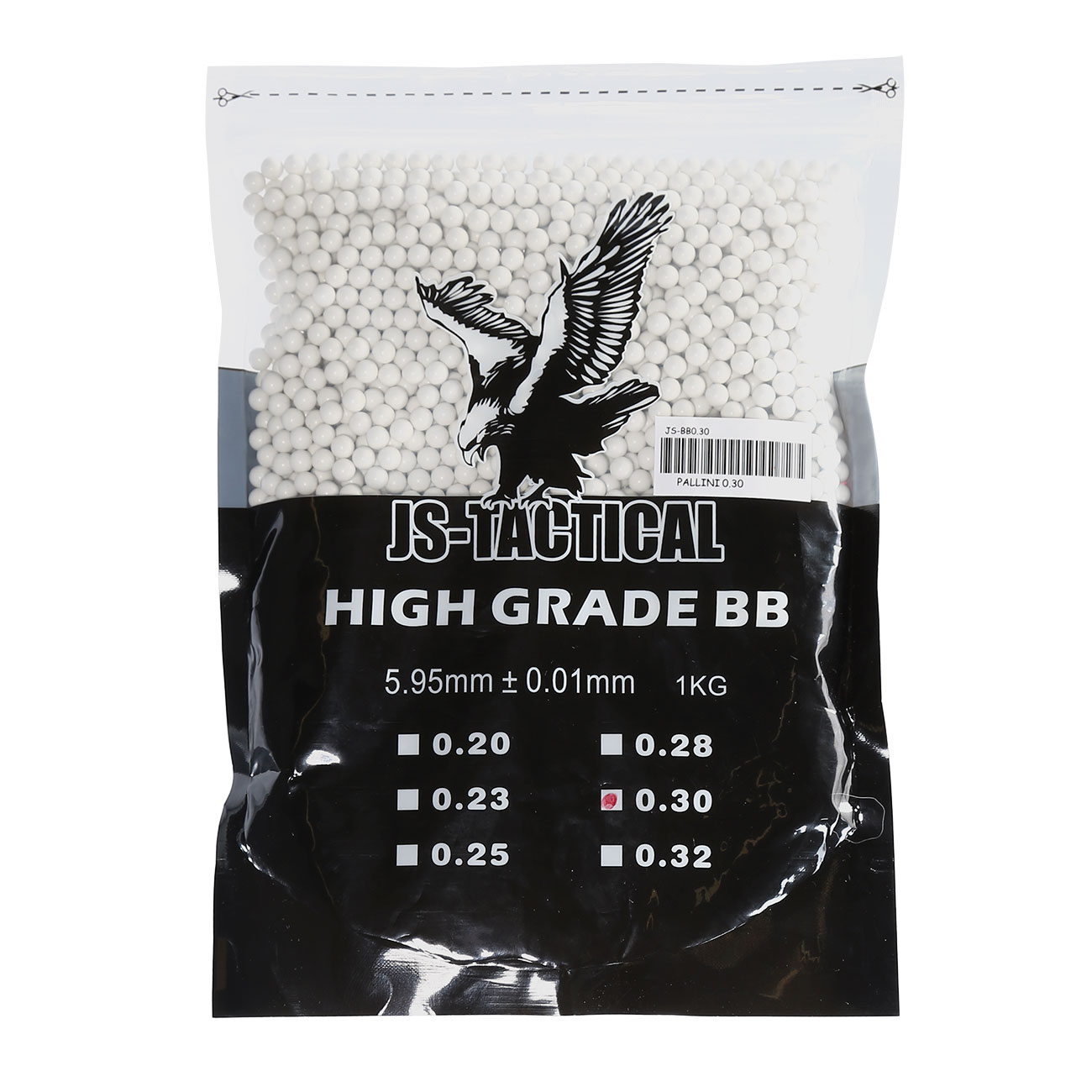 JS-Tactical High Grade BBs 0,30g 3.333er Beutel weiss