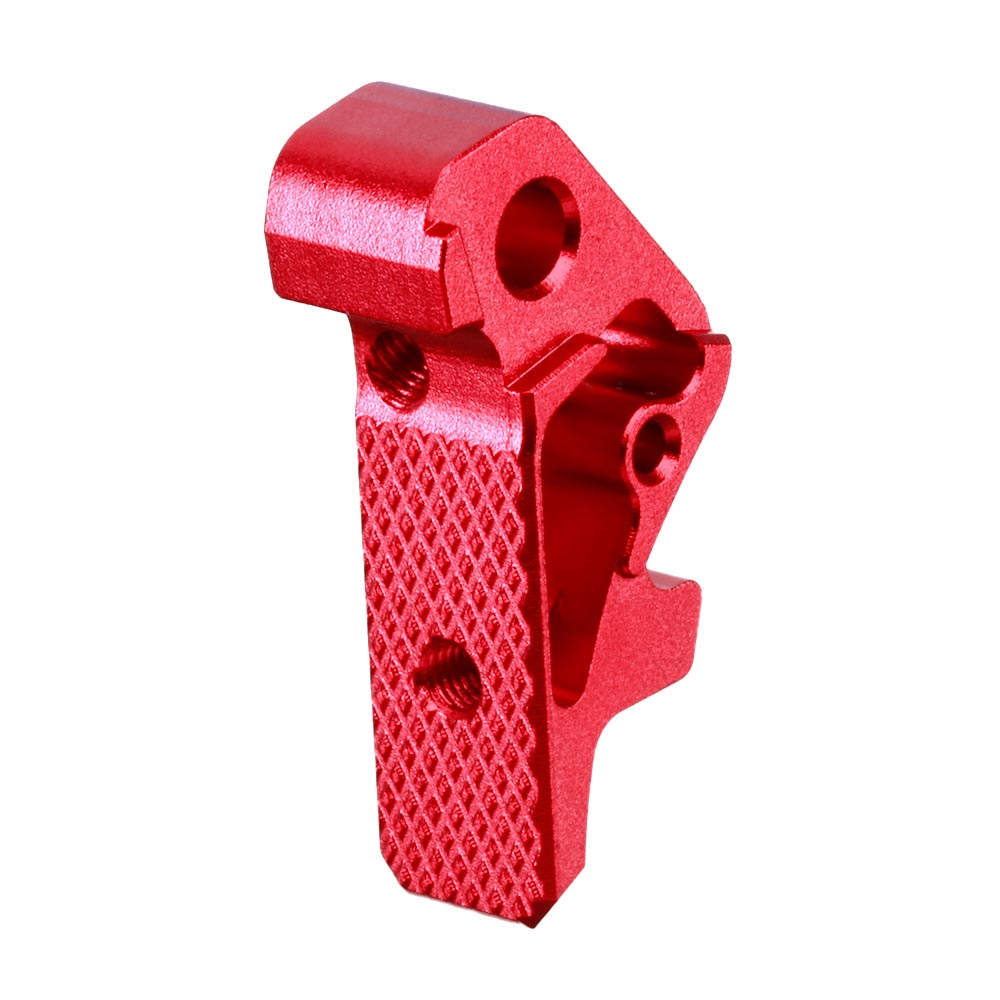 TTI Airsoft CNC Aluminium Victor Tactical Abzug einstellbar f. G-Style / AAP-01 / TP22 GBB Pistolen rot Bild 1