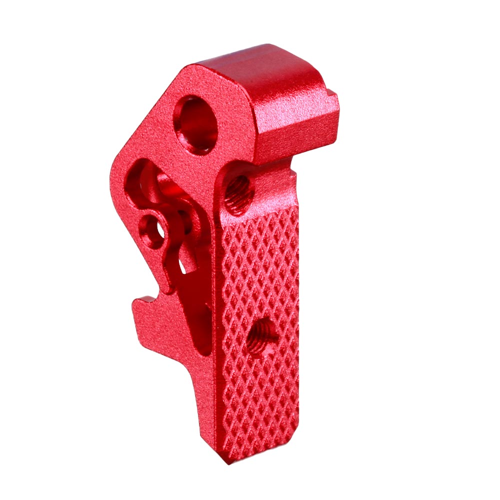 TTI Airsoft CNC Aluminium Victor Tactical Abzug einstellbar f. G-Style / AAP-01 / TP22 GBB Pistolen rot Bild 2