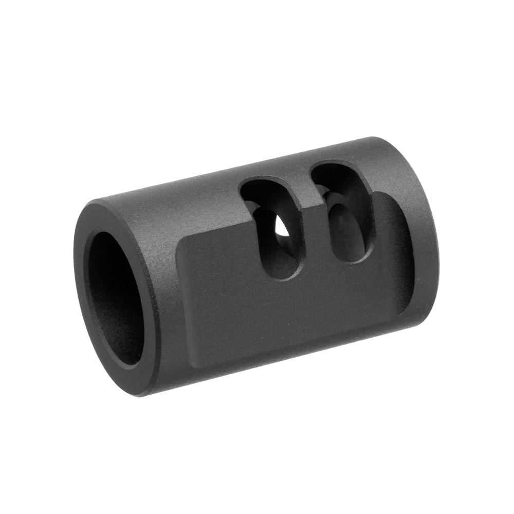 TTI Airsoft CNC Aluminium Compensator Type-A f. Pistolen mit 14mm- Auengewinde schwarz Bild 3