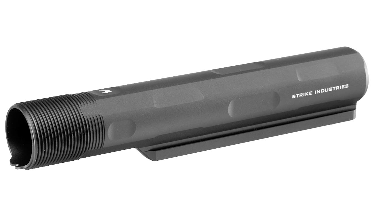 Strike Industries CNC Aluminium ARE-T7 Advanced Receiver Extension - 7 Position Stock Tube schwarz