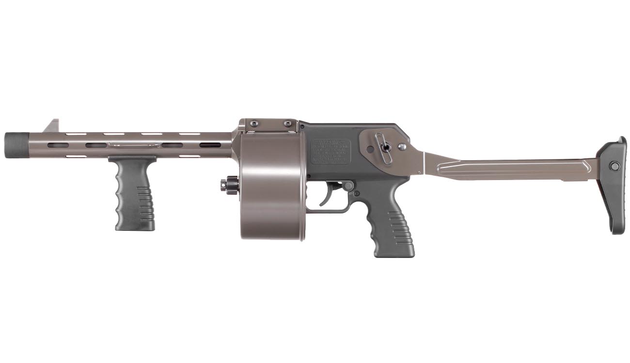 APS Striker-12 MKII Street Sweeper Revolver Gas Shotgun 6mm BB grau Bild 2