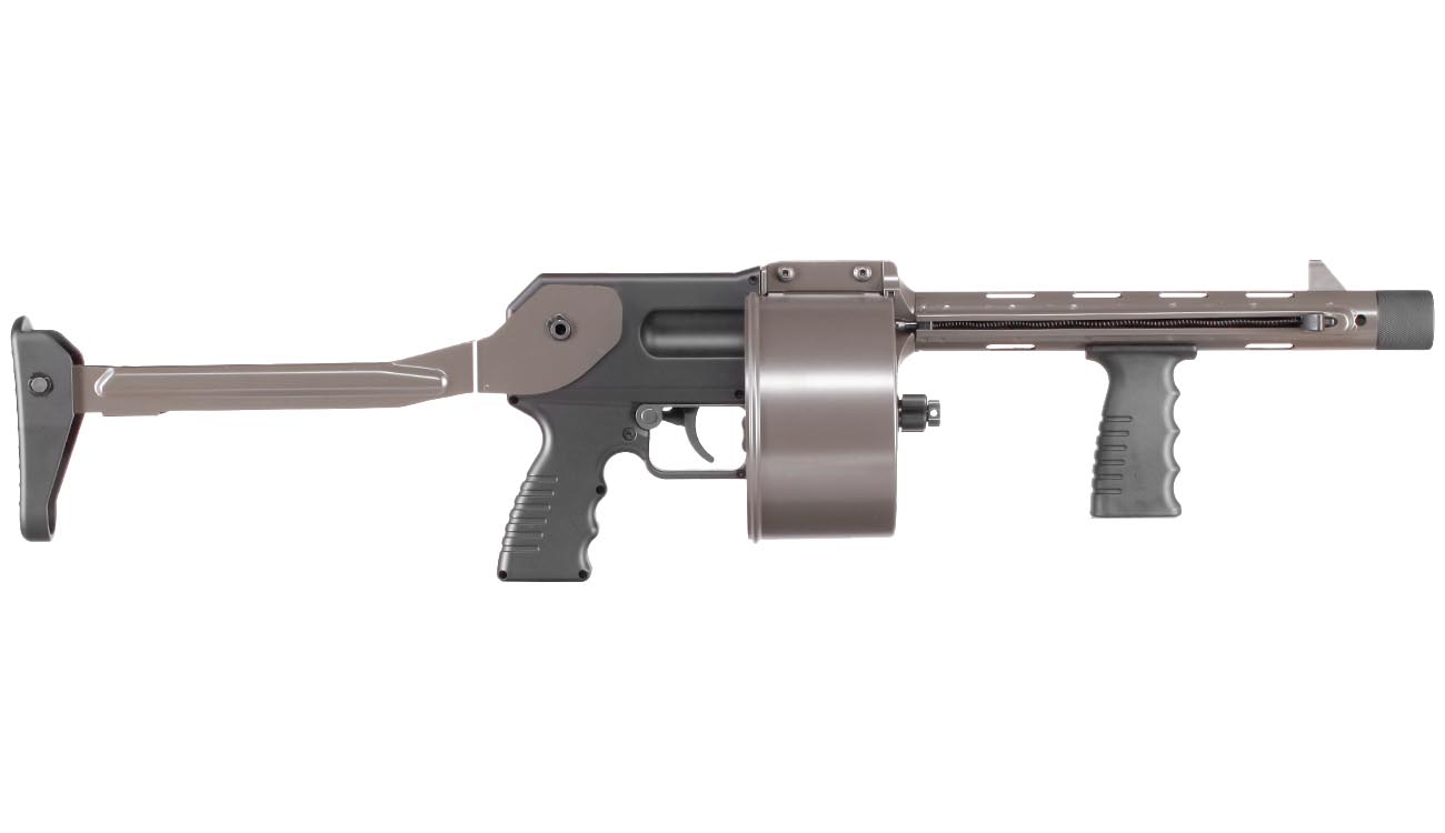 APS Striker-12 MKII Street Sweeper Revolver Gas Shotgun 6mm BB grau Bild 3