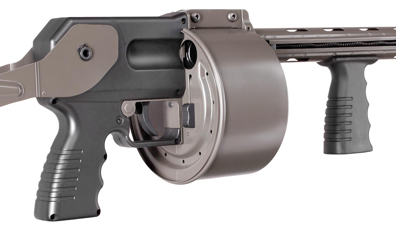 APS Striker-12 MKII Street Sweeper Revolver Gas Shotgun 6mm BB grau Bild 8