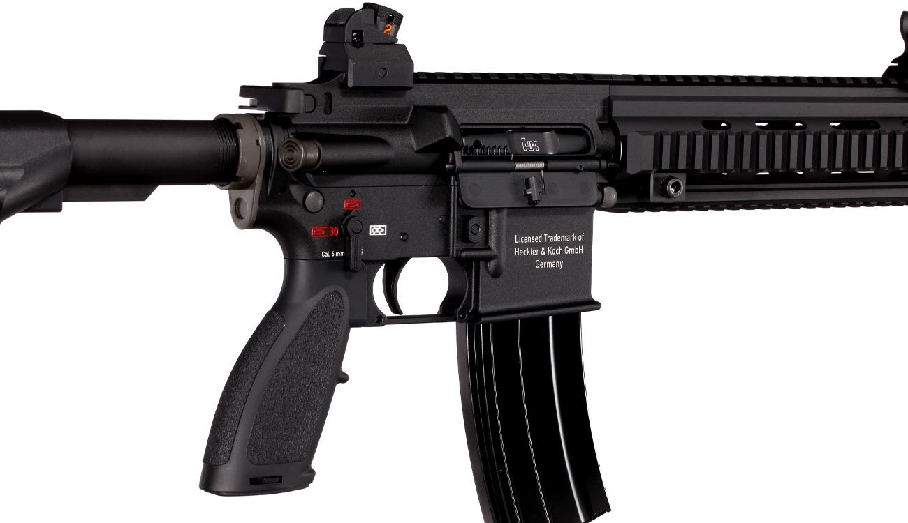 VFC Heckler & Koch HK416D Vollmetall Gas-Blow-Back 6mm BB schwarz - Generation 3 Bild 8