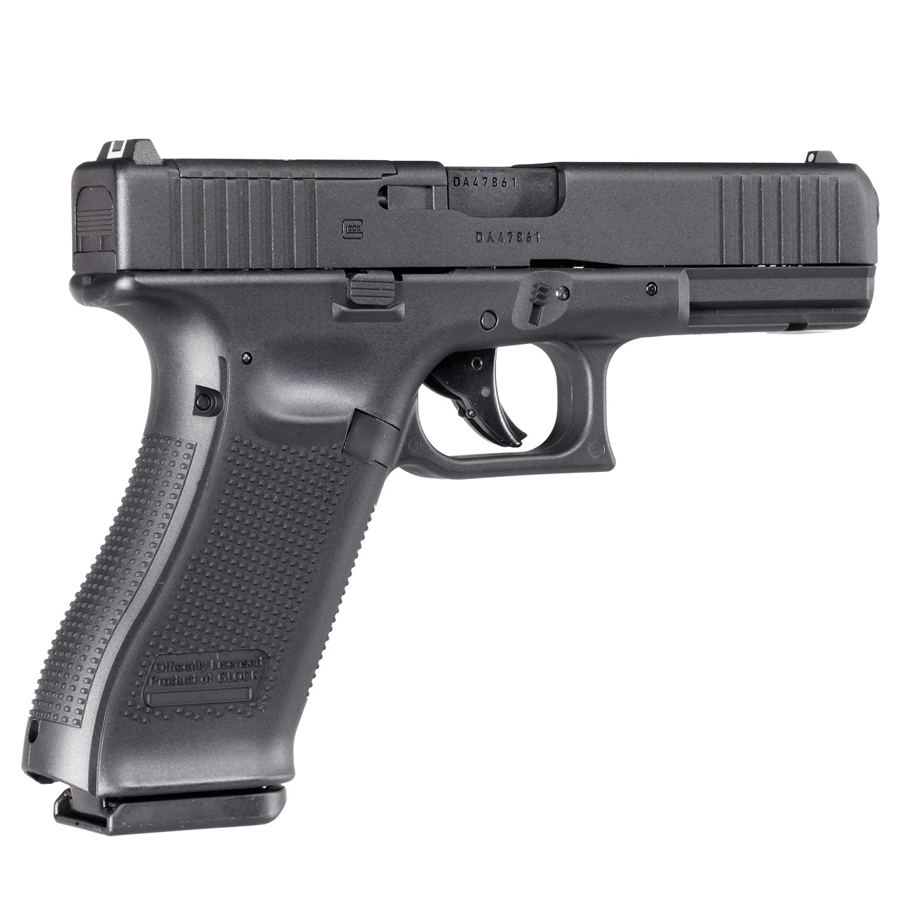 Glock 17 Gen. 5 MOS Airsoft mit Metallschlitten CO2 BlowBack 6mm BB schwarz Bild 4