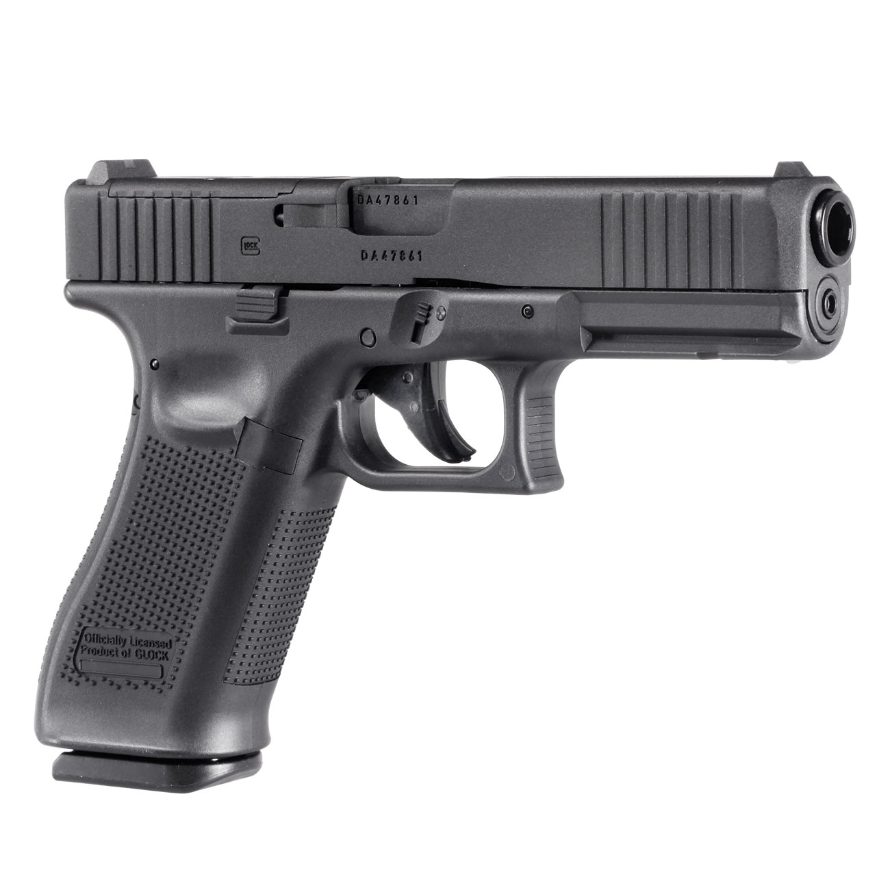 Glock 17 Gen. 5 MOS Airsoft mit Metallschlitten CO2 BlowBack 6mm BB schwarz Bild 7