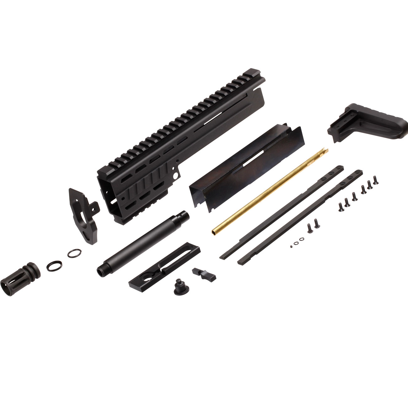 King Arms M11 PDW CNC Aluminium Conversion Kit f. KSC / KWA M11 NS2 GBB schwarz