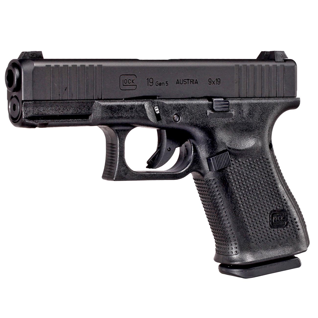 VFC Glock 19 Gen. 5 mit Metallschlitten GBB 6mm BB schwarz