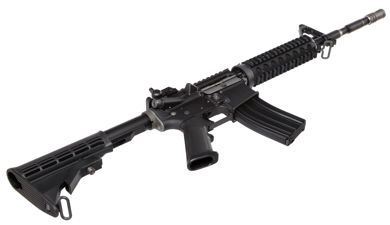 Wei-ETech FN Herstal M4A1 RIS Carbine Vollmetall AWSS Open-Bolt Gas-Blow-Back 6mm BB schwarz Bild 5