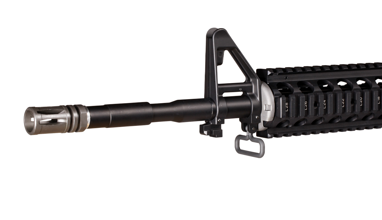 Wei-ETech FN Herstal M4A1 RIS Carbine Vollmetall AWSS Open-Bolt Gas-Blow-Back 6mm BB schwarz Bild 6