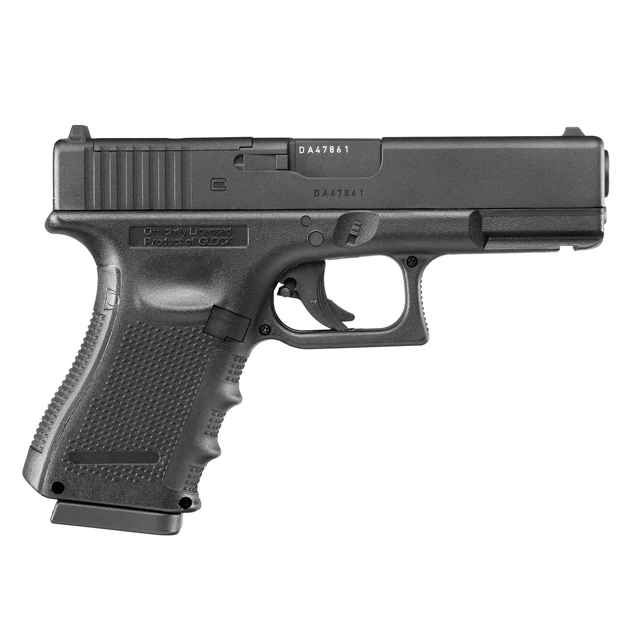 Glock 19 Gen. 4 MOS Airsoft mit Metallschlitten CO2 NBB 6mm BB schwarz Bild 2