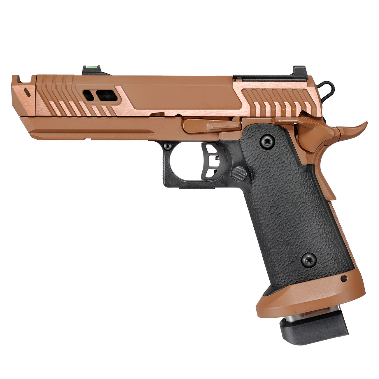 KLI Hi-Capa 4.3 Sahara Viper Optic Ready Vollmetall GBB 6mm BB Desert Tan Bild 1