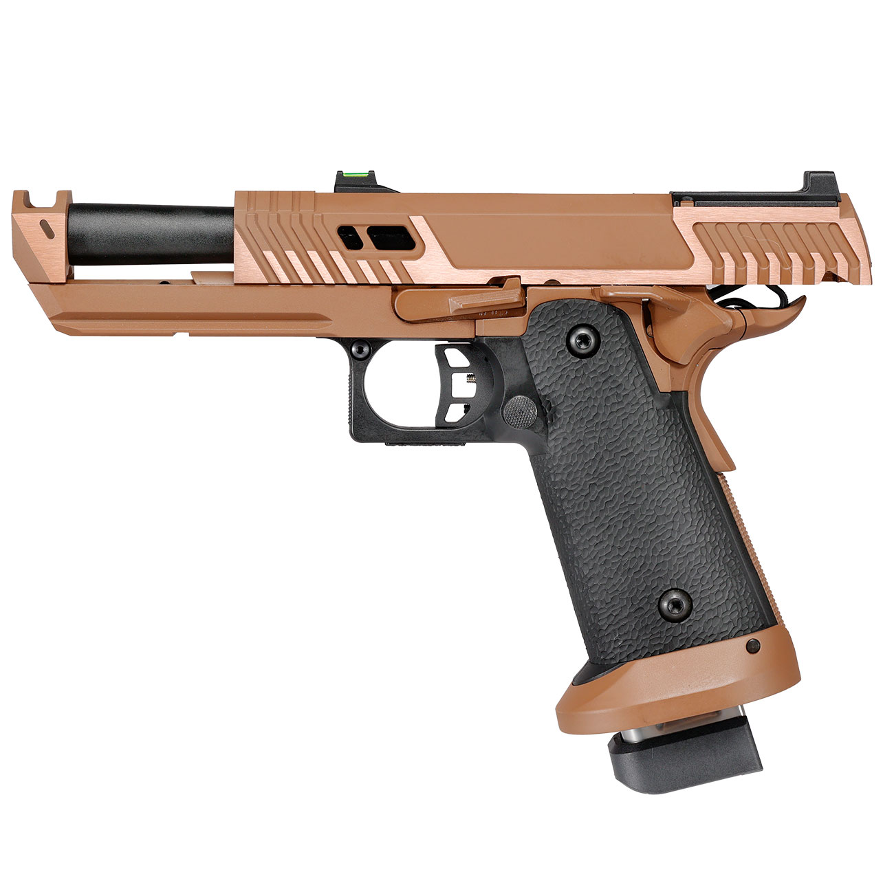 KLI Hi-Capa 4.3 Sahara Viper Optic Ready Vollmetall GBB 6mm BB Desert Tan Bild 2