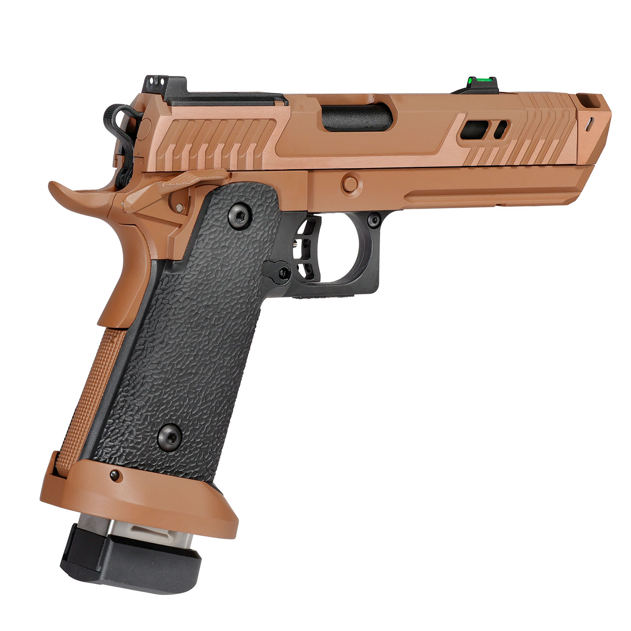 KLI Hi-Capa 4.3 Sahara Viper Optic Ready Vollmetall GBB 6mm BB Desert Tan Bild 4