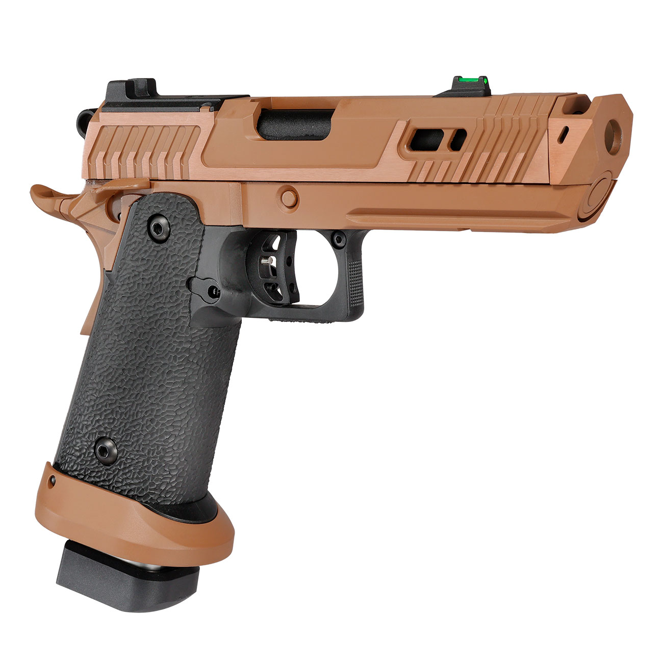 KLI Hi-Capa 4.3 Sahara Viper Optic Ready Vollmetall GBB 6mm BB Desert Tan Bild 7