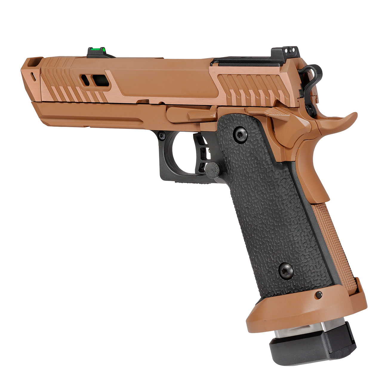 KLI Hi-Capa 4.3 Sahara Viper Optic Ready Vollmetall GBB 6mm BB Desert Tan Bild 8