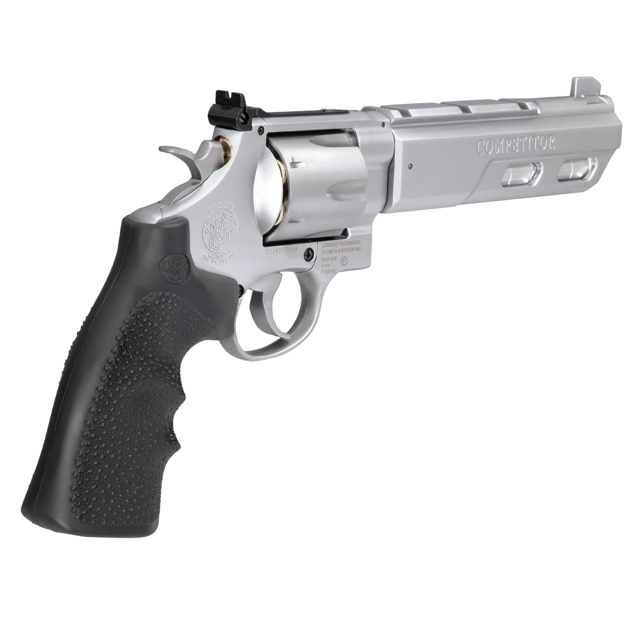 Smith & Wesson 629 Competitor 6 Zoll Vollmetall CO2 Revolver 6mm BB silber Bild 4