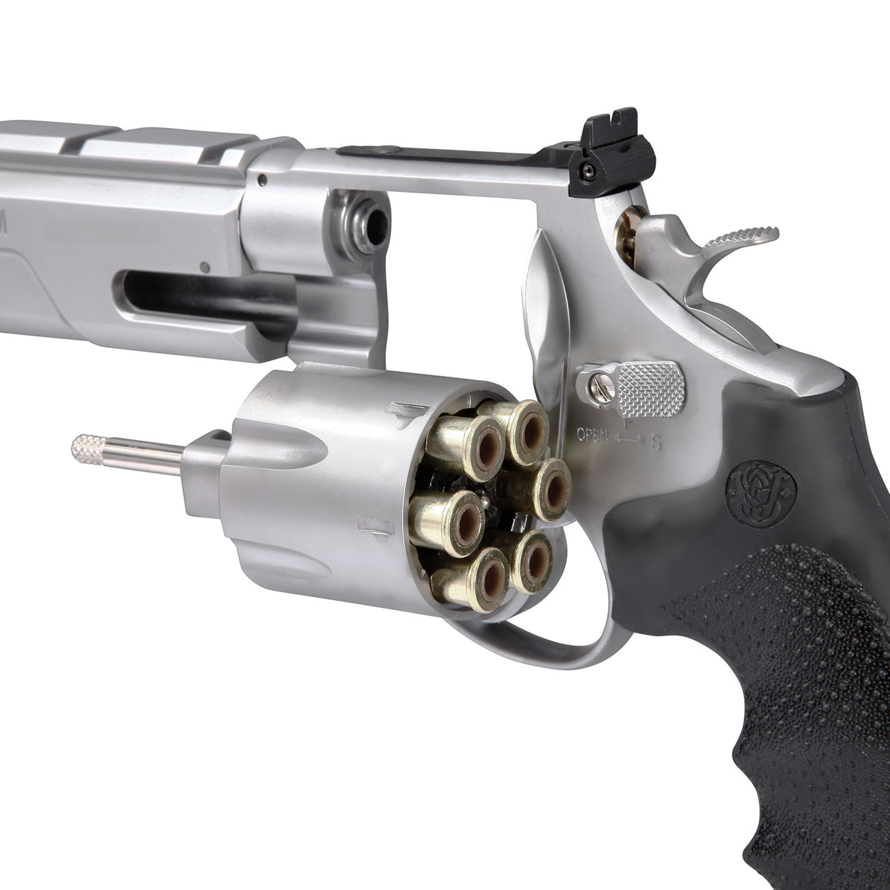 Smith & Wesson 629 Competitor 6 Zoll Vollmetall CO2 Revolver 6mm BB silber Bild 7