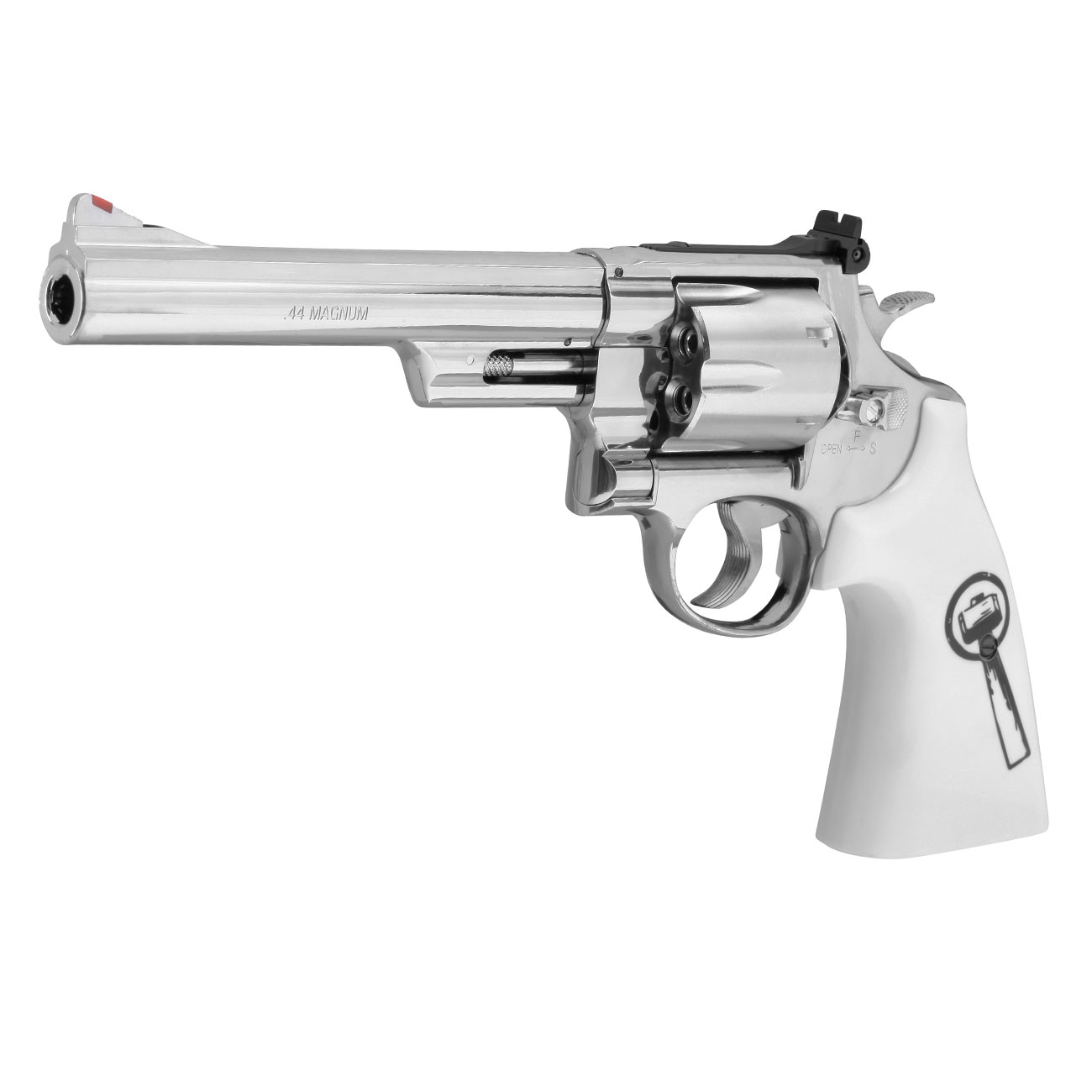 Smith & Wesson 629 Trust Me CO2 Airsoftrevolver 6mm BB 6,5 Zoll Chrome-Finish