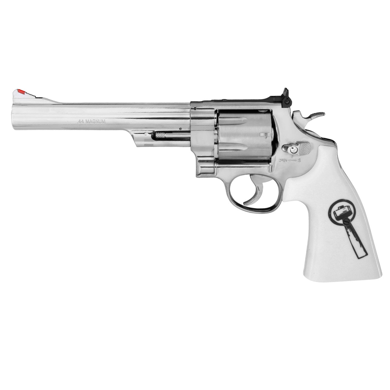 Smith & Wesson 629 Trust Me CO2 Airsoftrevolver 6mm BB 6,5 Zoll Chrome-Finish Bild 1