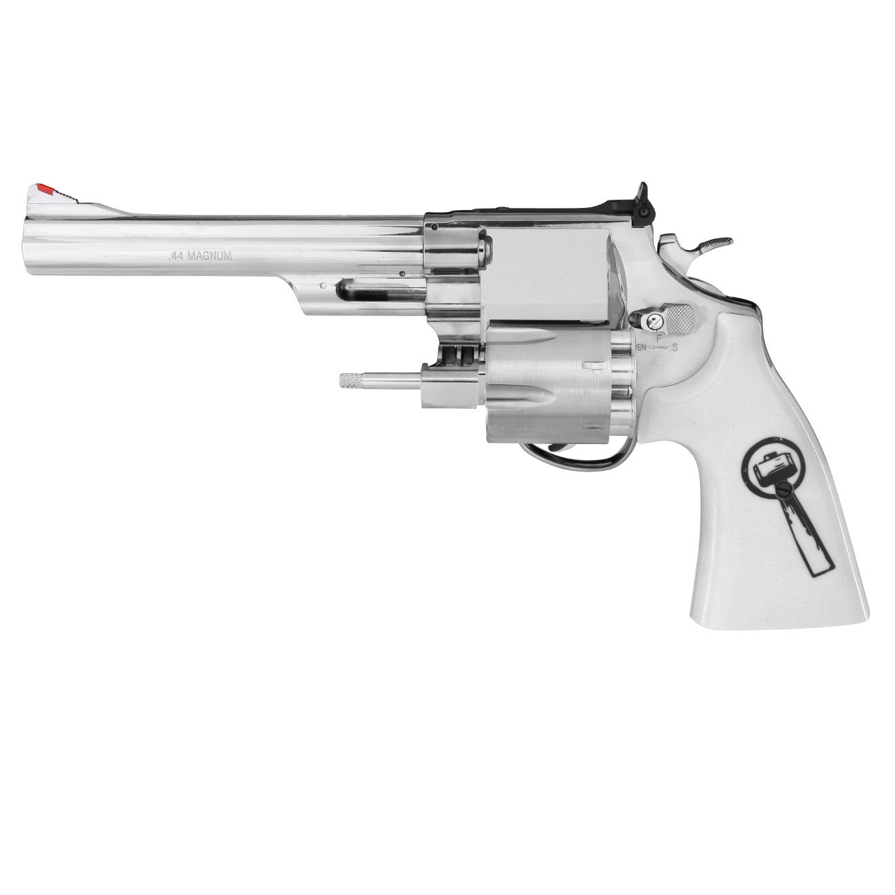 Smith & Wesson 629 Trust Me CO2 Airsoftrevolver 6mm BB 6,5 Zoll Chrome-Finish Bild 2